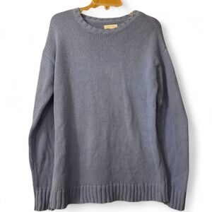 Aeropostale Blue Crew neck Sweater  Granola Preppy Grandpa Core Size Med Size